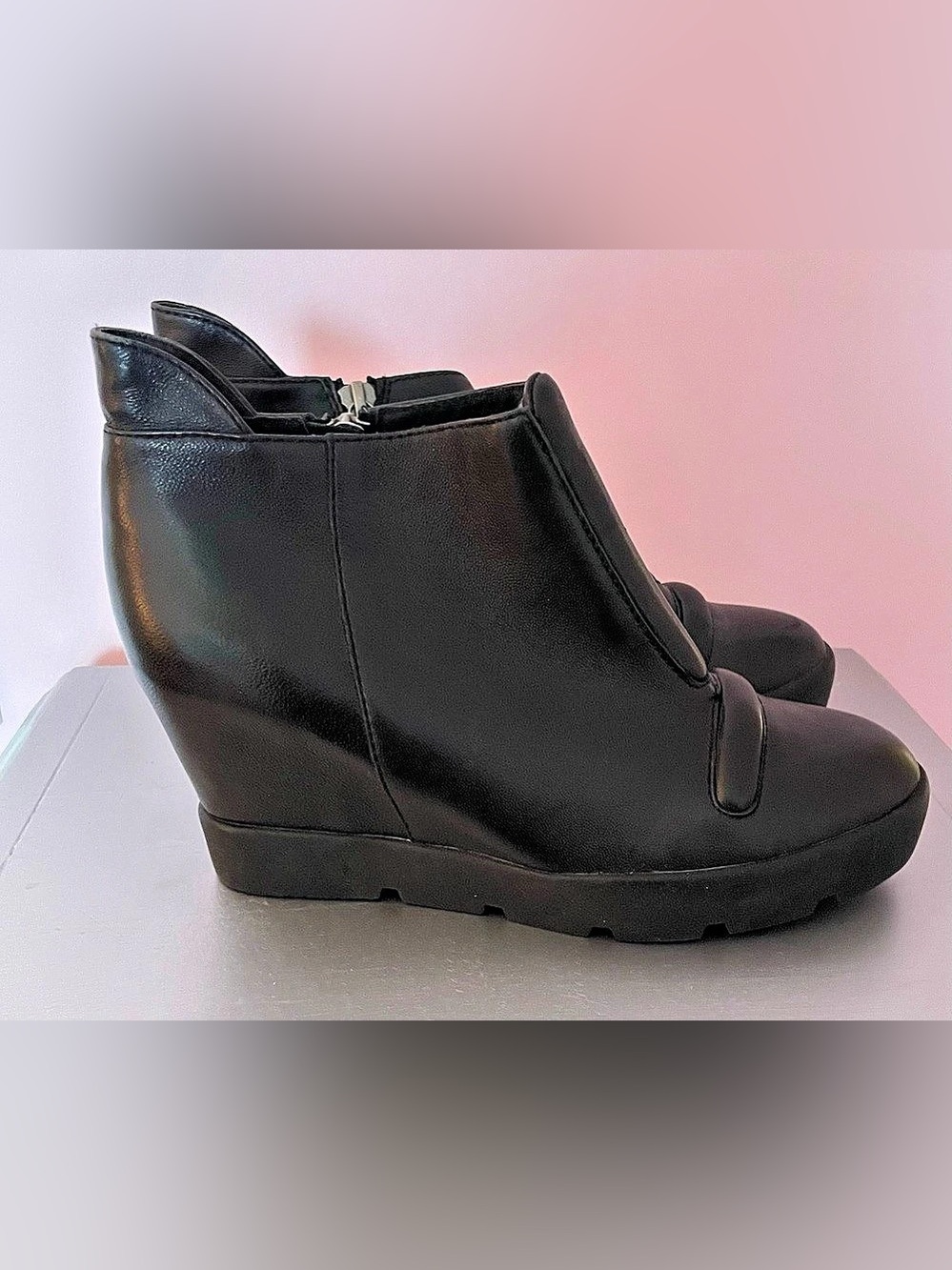 M Studio Ankle Booties Black US 9